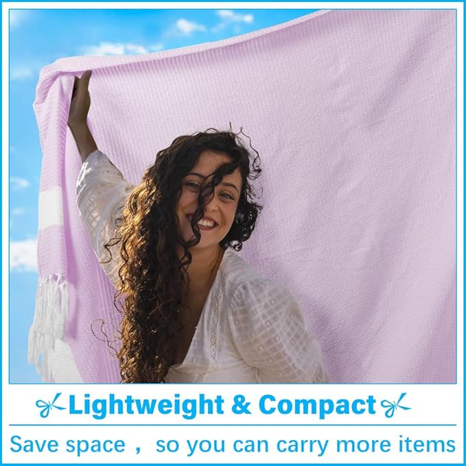 Oversized Turkish Beach Towel Blanket XXL Cotton Sandproof Towels Boho Woven Extra Large Big Sand Free Giant Throw Thick Blankets Huge Quilt XL Picnic Camping Necessities Cloud For Adult Gifts