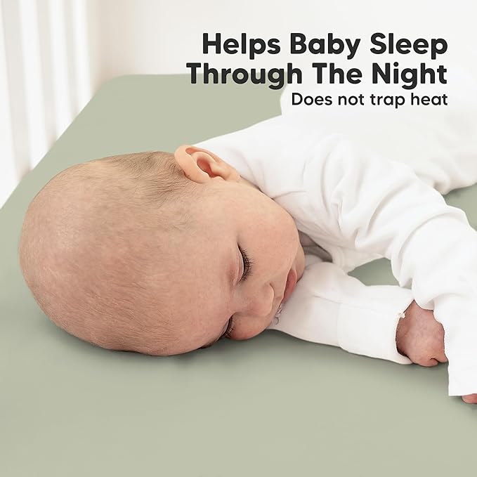 KeaBabies 2-Pack Organic Crib Sheets for Boys, Girls - 52x28 Fitted Crib Mattress Sheet Neutral, Breathable Jersey Cotton Cover for Baby Bed, Toddler Mattress, Soft & Cute Prints (Foxtrot)