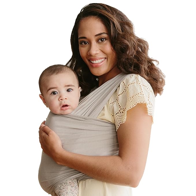 Solly Baby Wrap, Buttery-Soft Baby Carrier Newborn to Toddler 8-25 Lbs., Lightweight & Hands-Free Infant Sling Wrap, Breathable Summer Carrier, Baby Wearing & Postpartum Essential, New Mom Gift, Spelt