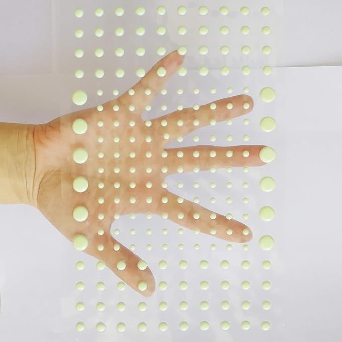 1230 PCS Glow in The Dark Stars Wall Stickers, 3D Adhesive Dots Decor Starry Sky Decor for Kids Bedroom or Birthday Gift,Beautiful Wall Decals (Green)