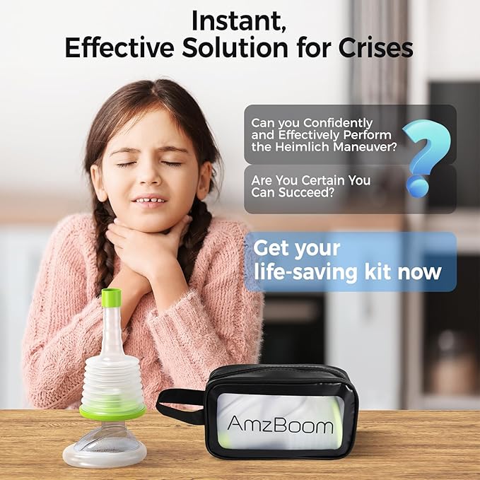 Choking Rescue Device,Anti Choking Device,Portable Choking Rescue Suction Device for Children & Adults, First Aid Airway Clearance Kit, Essential Travel Safety Tool.