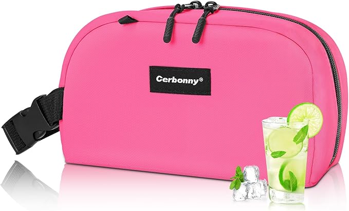 Cerbonny Small Cooler Bag Freezable Lunch Bag for Work School Travel, Leak-proof, Insulated, Suitable for 3+