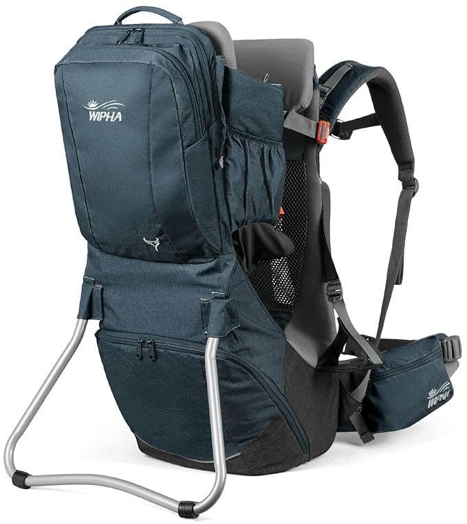 WIPHA Upgraded Baby Carrier, Hiking Backpack with Ergonomic Pro Design, Lightweight Large Capacity Toddler Carrier