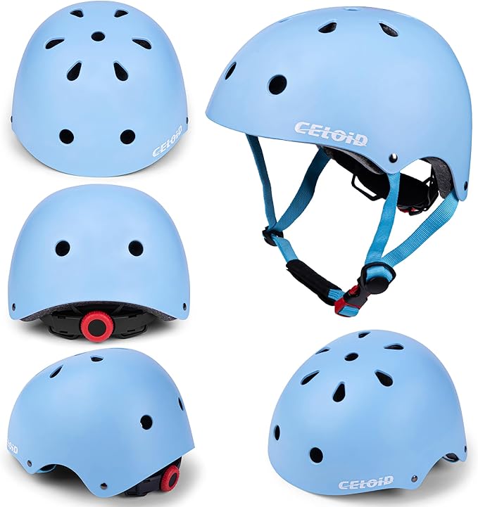 Kids Bike Helmet,Toddler Skateboard Helmets for Ages 2-3-5-8-14 Years Boys Girls，Adjustable Multi-Sport Bicycle Skateboarding Football Roller Skating Scooter Rollerblade Balance Bike Helmet