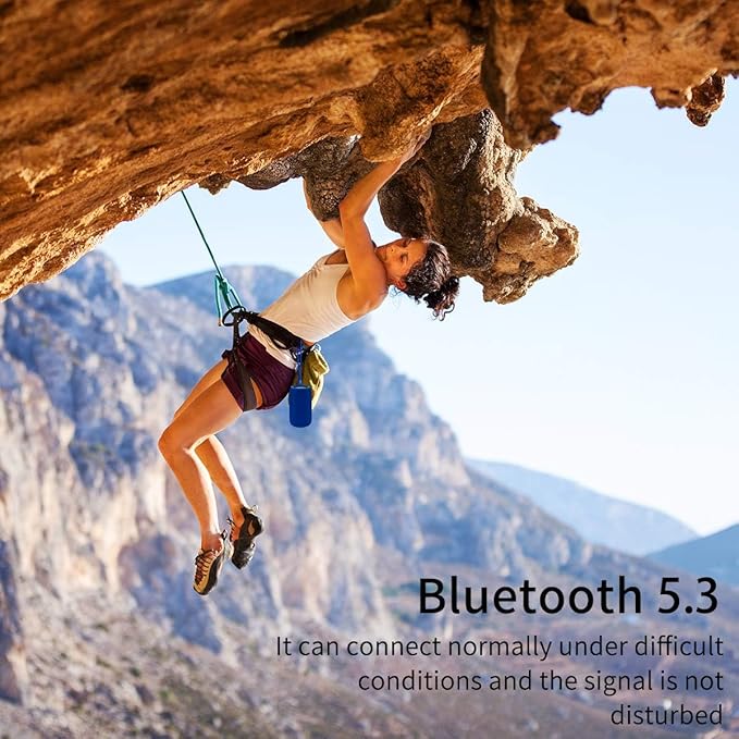 Bluetooth Speaker,MusiBaby Wireless,Waterproof,Outdoor,Portable Speaker,Dual Pairing,Loud Stereo,Booming Bass,24H Playtime Wireless Speakers for Home,iPhone,Party,Gifts(Blue)