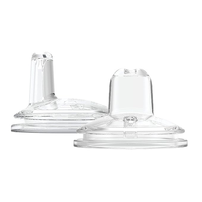 Dr. Brown's Natural Flow Anti-Colic Options+ Wide-Neck Baby Bottles, 9 oz/270 mL, with Level 1 Slow Flow Nipple, 6 Pack with 2 Bonus Level 2 Nipples & 2 Sippy Spouts