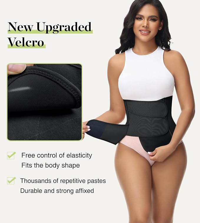 SHAPSHE Waist Trainer for Women Postpartum Recovery Wrap Waist Cincher Corset Shapewear Belly Band