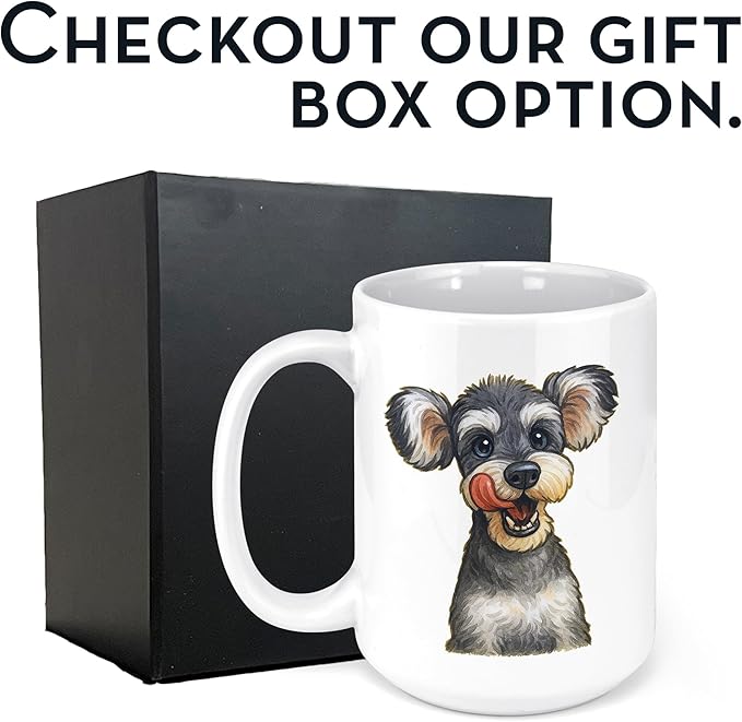 Personalized Coffee Mug, Custom Photo Caricature Gift, Funny Customized Coffee Gift for Men & Women, Custom Mugs with Pictures, White 15oz Customized Fathers Day Mug