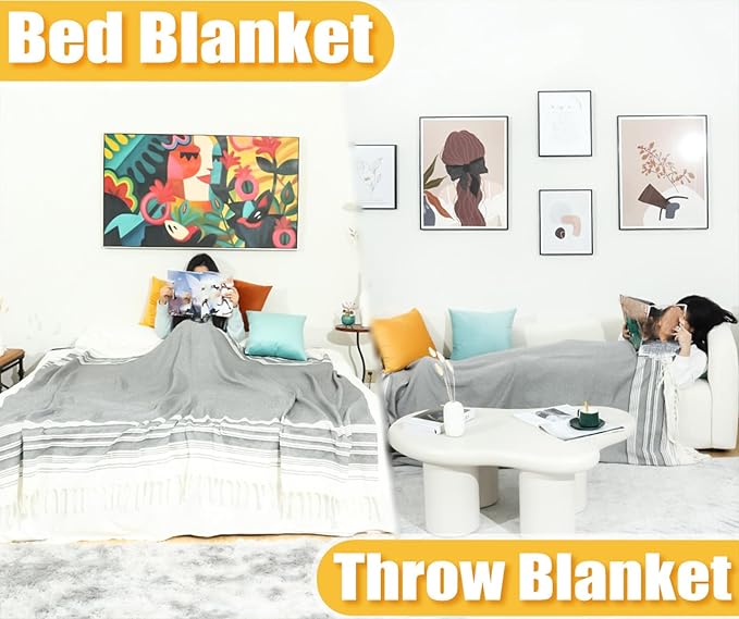 Large Throw Blanket Yoga Blanket Turkish Beach Towel Mens Birthday Gift Idea Dad Father Day Husband Brother Uncle Boyfriend Male Grandpa Him Appreciation Thank You Retirement 60th 50th 40th 30th