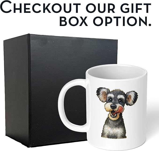 Personalized Coffee Mug, Custom Photo Caricature Gift, Funny Customized Coffee Gift for Men & Women, Custom Mugs with Pictures, White 11oz Customized Fathers Day Mug