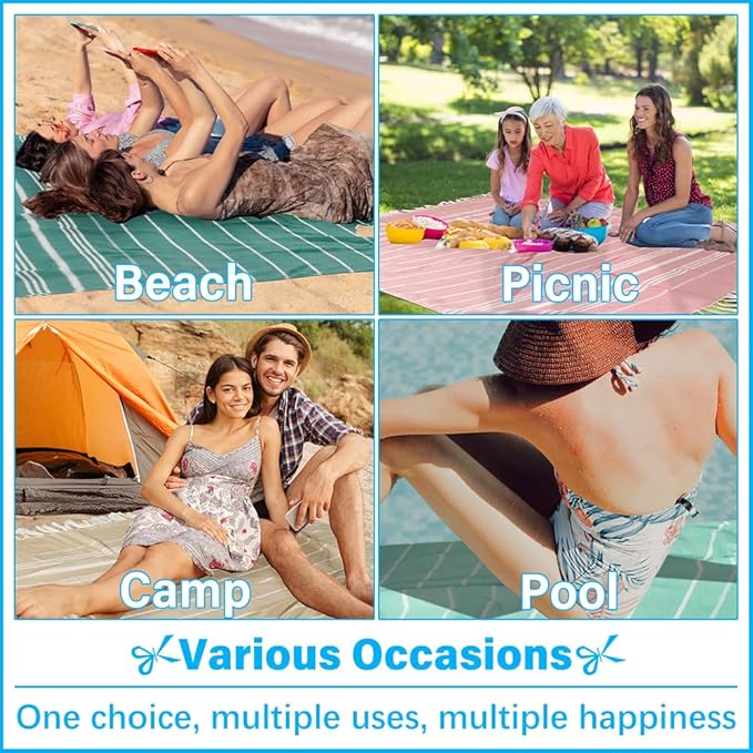 Oversized Turkish Beach Towel Blanket XXL Cotton Sandproof Towels Boho Woven Extra Large Big Sand Free Giant Throw Thick Blankets Huge Quilt XL Picnic Camping Necessities Cloud For Adult Gifts White