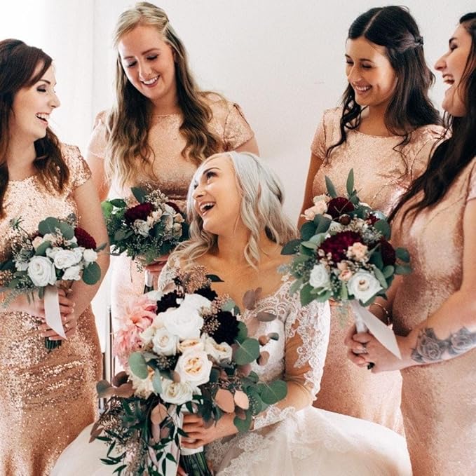 Bridesmaid Proposal Gifts Letter Cosmetic makeup bag bulk for Wedding Party Favors Bachelorette party decorations Toiletry Organizer Bag Makeup Case Gift (8, Sage Green)