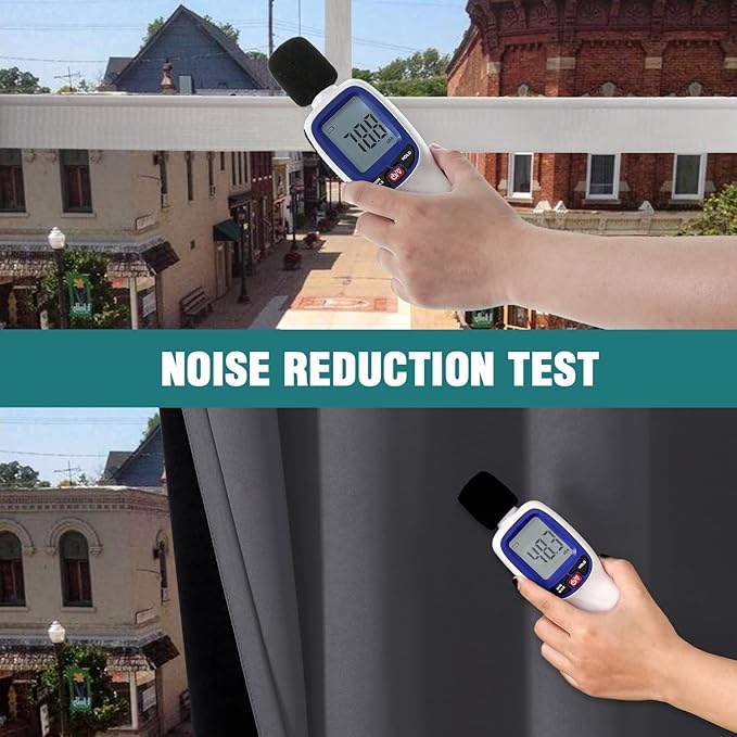 ChrisDowa 100% Blackout Curtains for Bedroom with Black Liner, 2 Thick Layers Total Blackout Thermal Insulated Grommet Window Curtains 63 Inch Length 2 Panels Set (Dark Grey, 42 x 63 Inch)