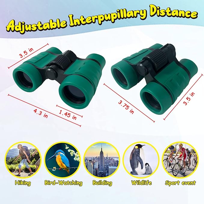 ESSENSON Bug Catcher and Kids Explorer Kit, Outdoor Bug Catching Explorer Adventure Kit with Binoculars, Summer Outdoor Toys for Kids Ages 4-8