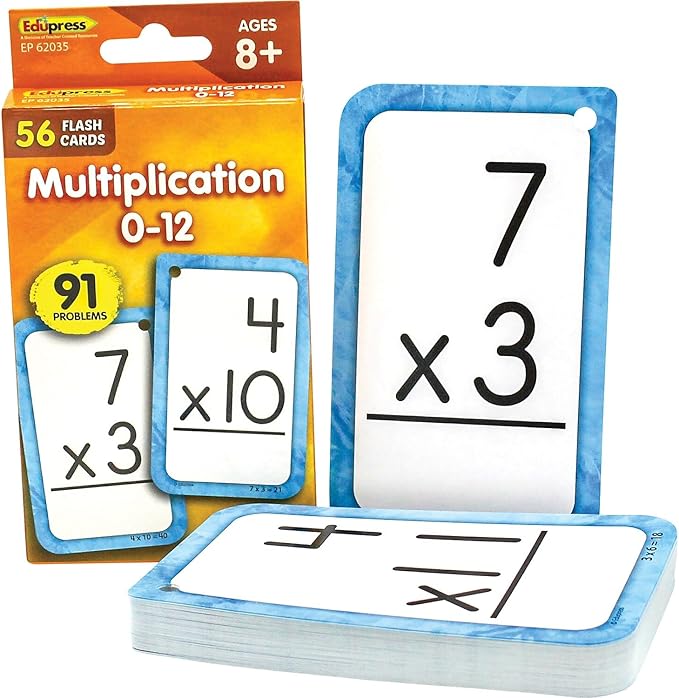 Teacher Created Resources Multiplication 0–12 Flash Cards (EP62035)