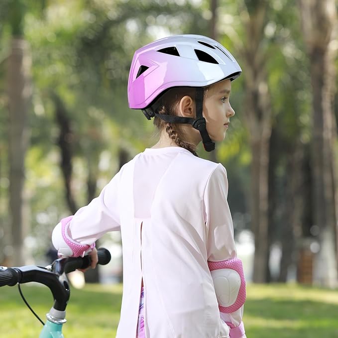 Kids Bike Helmet,2 Sizes Adjustable for Youth Child Boys & Girls Ages 3-5-8-14,Ventilation and Multi-Sport for Bicycle Scooter Skate