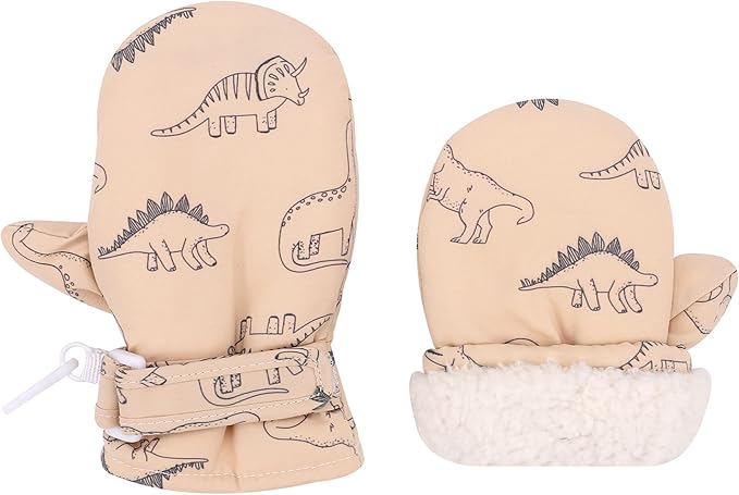 Toddler Gloves Kids Mittens Winter Warm Lined Fleece Gloves Waterproof Snow Baby Mitten for Boys Girls