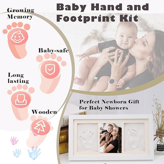 Inkless Newborn Hand & Footprint Kit - Baby Paw Print Gift