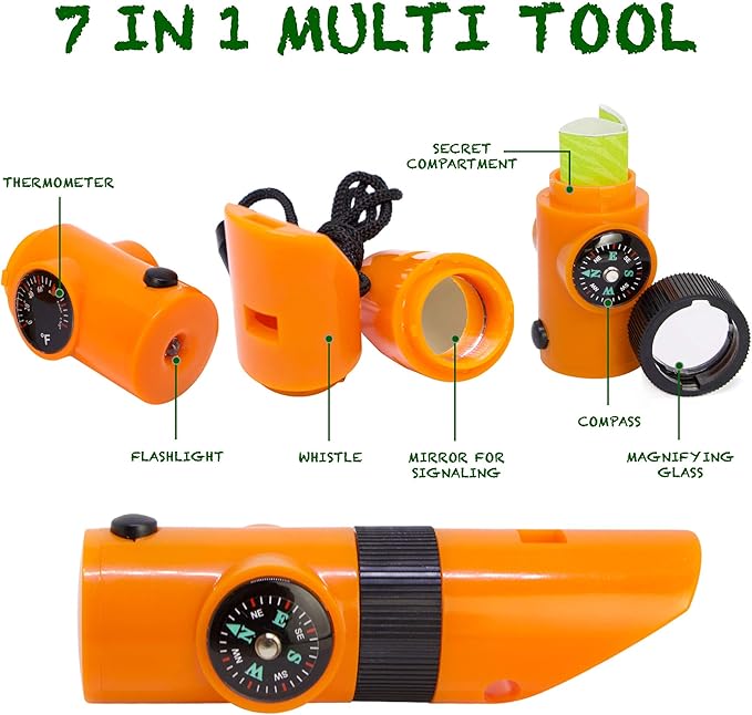 Bug Hunting Kit, Vest, Hat, Binoculars, Lg. Net, Bug Container, Whistle, Flashlight, Magnifier, Thermostat, Compass, Tweezers