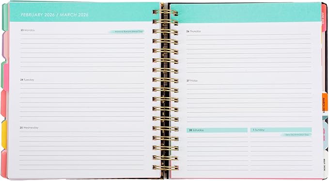 Votum August 2025 to January 2027 Large Back to School Academic Planner- Daily, Weekly & Monthly Organizer with Pens, Stickers, Sticky Notes, and a Sturdy Cover - Life is Good