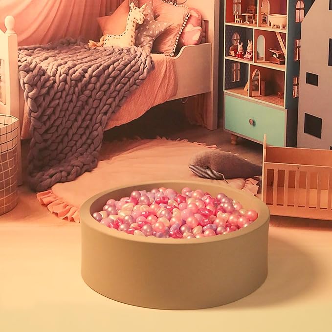 GOGOSO Ball Pits Balls for Toddlers Pack of 50 100 200 Plastics Shape Ball Non-Phthalate Non-BPA Non-Toxic 2.2-Inch Crush Proof Play Balls