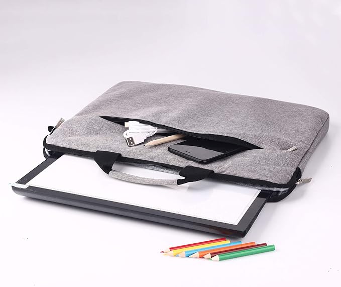 LED Light Pad, ELICE A4 Wireless Battery Powered Light Pad Artcraft Tracing Pad Light Box Dimmable Brightness Rechargeable Light Board with Bag for Artists Drawing Sketching Animation X-ray Viewing