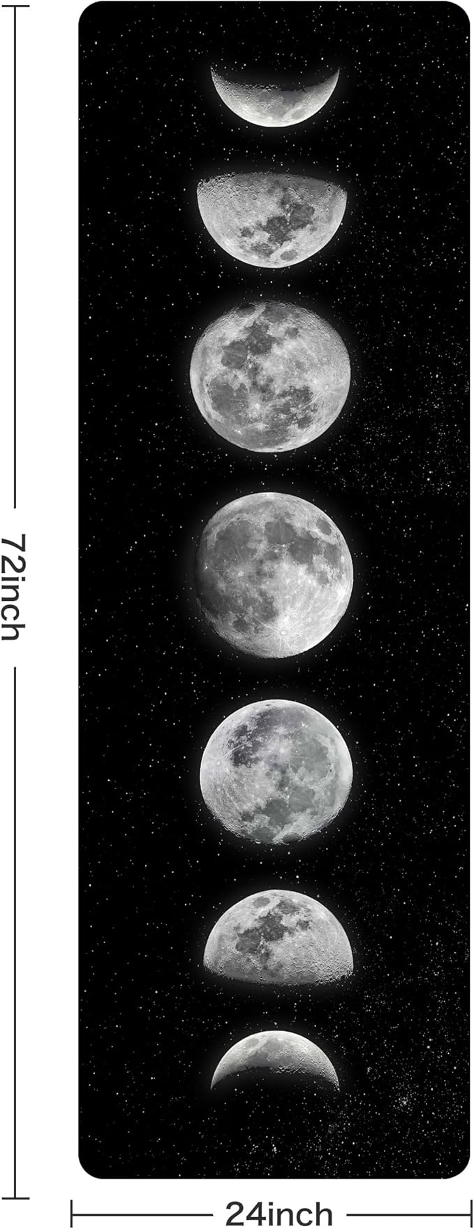 Non Slip Yoga Mat TPE Workout Mat for Men Women, Thick Workout Mat with Carrying Strap, Fitness Mats for Exercise, Yoga, Fitness, Pilates, Floor Workouts (72" x 24" x 6mm)