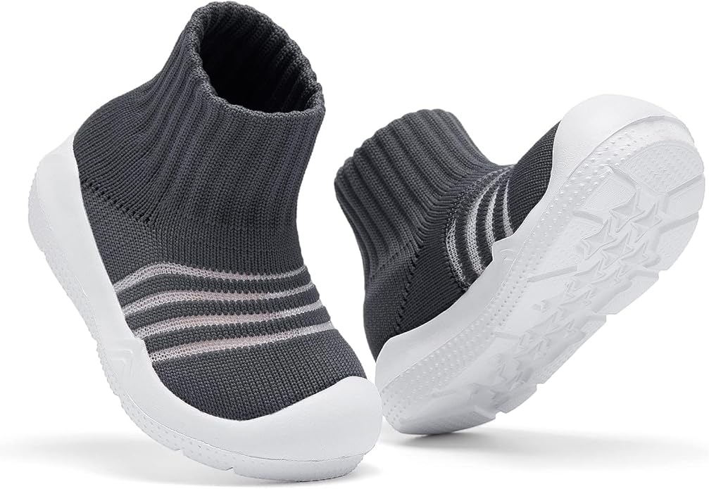 MORENDL Toddler Sock Shoes Baby Walking Shoes Infant Slippers Boys & Girls Non-Slip Sneakers