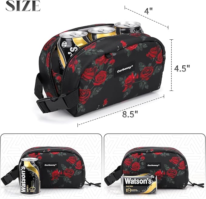 Small Cooler Bag Freezable Lunch Bag for Work School Travel,Leak-Proof Small Lunch Bag,Small Insulated Bag for Kids/Adults,Freezer Lunch Bags,Freezable Snack Bag,Mini Lunch Bag Fit for Yogurt