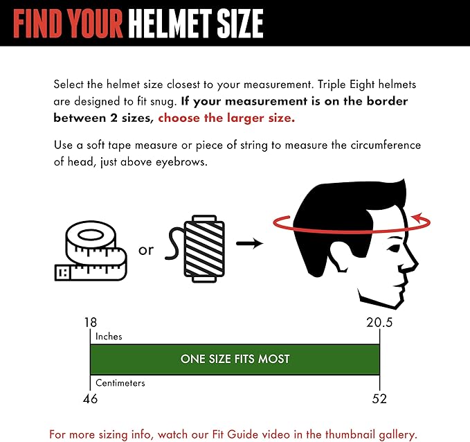 Triple Eight Lil 8 Kids Helmet – Ideal for Biking, Skateboarding, in-Line Skating, Rollerblading and Scooter