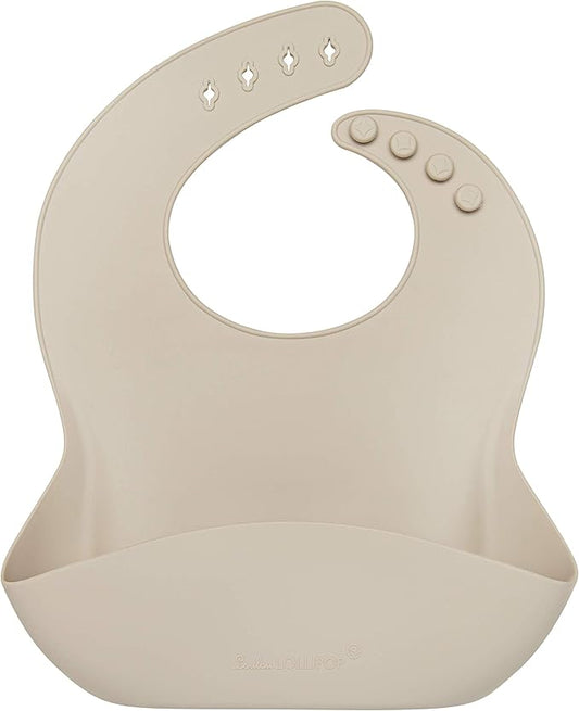 Loulou Lollipop Soft, Waterproof Silicone Feeding Bib