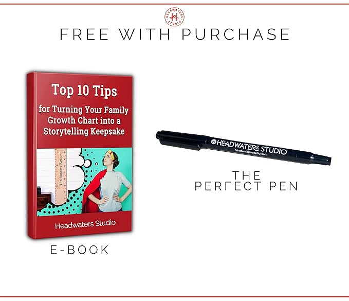 Personalized Growth Chart for Wall - Kids Height Ruler, Wooden Growth Chart for Kids, Wall Ruler for Kids Height Measurement and Height Growth Chart for Home - Kids Sizing Chart