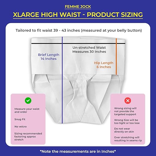 Pelvic Orthotic Support Belt - Uterus Support Girdle for Women’s Prolapsed or Dropped Bladder | Vulvar Varicosities | Postpartum Recovery | Symphysis Pubis | Dysfunction Pain - High Waist