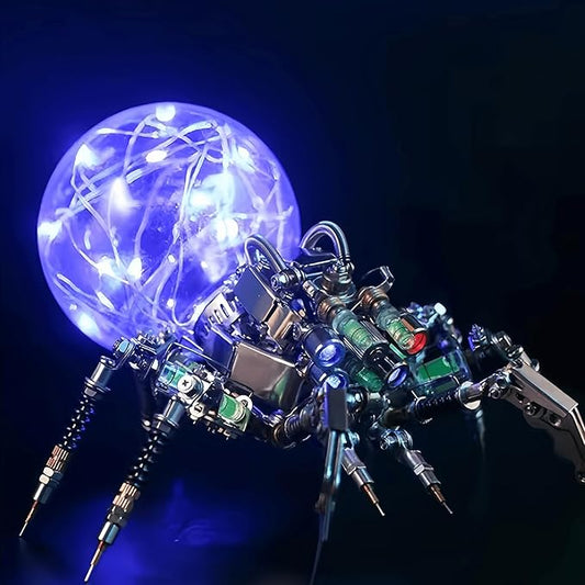 3D Metal Spider Puzzle - DIY Assembly Kit, Mechanical Model Art - High-End Men's Gift
