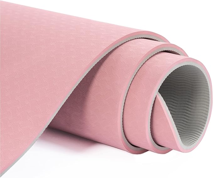 UMINEUX Yoga Mat Extra Thick 1/3'' & 2/5" Non Slip Yoga Mats for Women Eco Friendly TPE Fitness Exercise Mat with Carrying Sling & Storage Bag