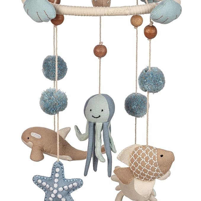 Crane Baby, Ocean Nursery Decor for Boys and Girls, Ceiling Hanging, 9" x 30", Whale Nursery Decor, Ceiling Hanging Decorations