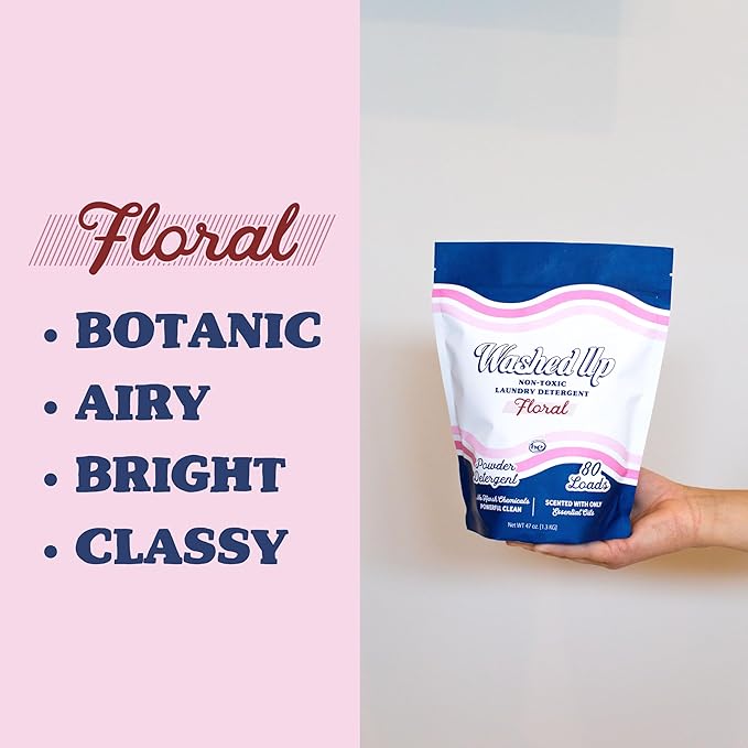 Laundry Detergent Powder | Safe for Sensitive Groups | Powerful Clean | Plant & Mineral-Based | Made in USA