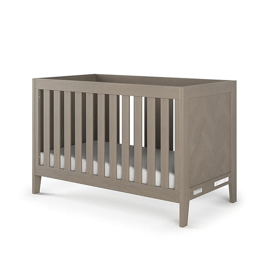 Child Craft Kieran 3 in 1 Convertible Crib, Baby Crib Converts to Day Bed, Toddler Bed, 3 Adjustable Mattress Positions, Non-Toxic, Baby Safe Finish (Crescent Gray)
