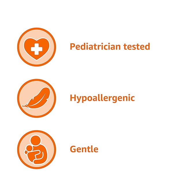 Amazon Basics Hypoallergenic Tear-Free Night-Time Baby Calming Bath, 13.6 Fl Oz (Pack of 4), (Previously Solimo)