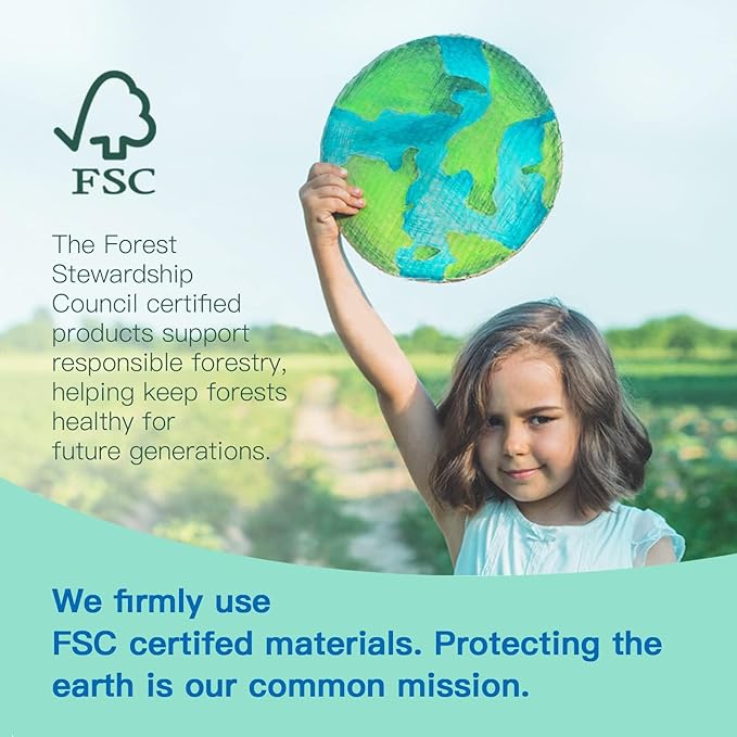 OOOK Kids Rotating Bookshelf, Small Corner Bookshelf for Small Space, 360° Display 3 Tier Floor Standing Bookcase Storage Rack, Wooden Narrow Bookcase Organizer for Bedroom, Living Room