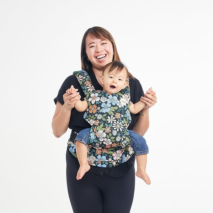 Baby Tula Explore Carriers - Breathable Baby Carrier Newborn to Toddler - Adjustable Toddler Carrier - Multiple Ergonomic Positions Front and Back - Ergonomic Fit for 7-45 lb - Mesh, Olivia