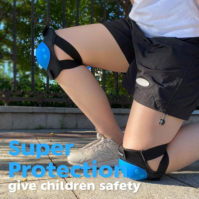 BOSONER Kids/Youth Knee Pad Elbow Pads for Roller Skates Cycling BMX Bike Skateboard Inline Rollerblading, Skating Skatings Scooter Riding Sports