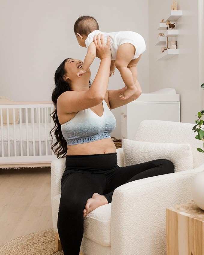 Kindred Bravely Sublime Nursing Sports Bras for Breastfeeding, Soft & Stretchy Maternity Bra