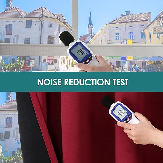 ChrisDowa 100% Blackout Curtains for Bedroom with Black Liner, 2 Thick Layers Total Blackout Thermal Insulated Grommet Window Curtains 2 Panels Set (Burgundy, 52 x 84 Inch)