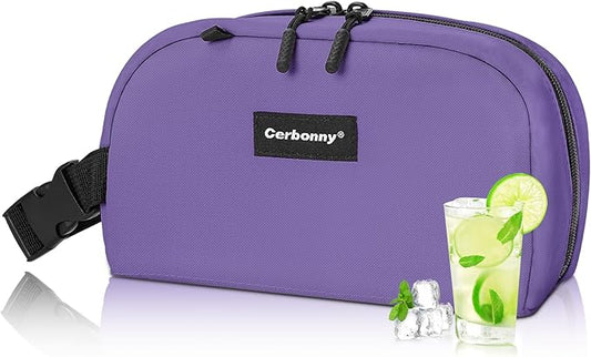 Cerbonny Small Cooler Bag Freezable Lunch Bag for Work School Travel, Leak-proof, Insulated, Suitable for 3+