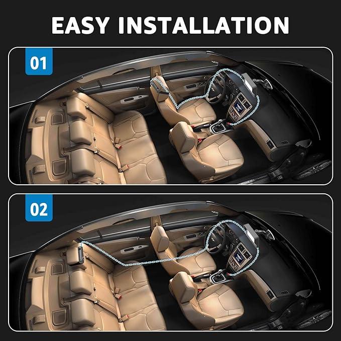 GROWNSY Baby Car Camera, HD Display Baby Car Mirror with Night Vision Feature, 4.3 inch Baby Car Camera with Monitor Wide Clear View, Backseat Camera Rear Facing to Observe Baby’s Every Move