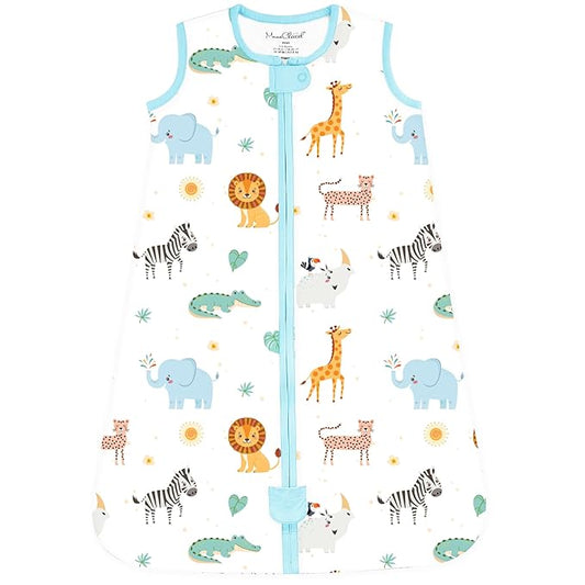 Mama Cheetah Baby Sleep Sack 2.5 TOG, Organic Cotton Baby Wearable Blanket with Two-Way Zipper, Swaddle Transition Baby Sleeping Bag for Newborn Infant Toddler Boy Girl, 18-24 Months