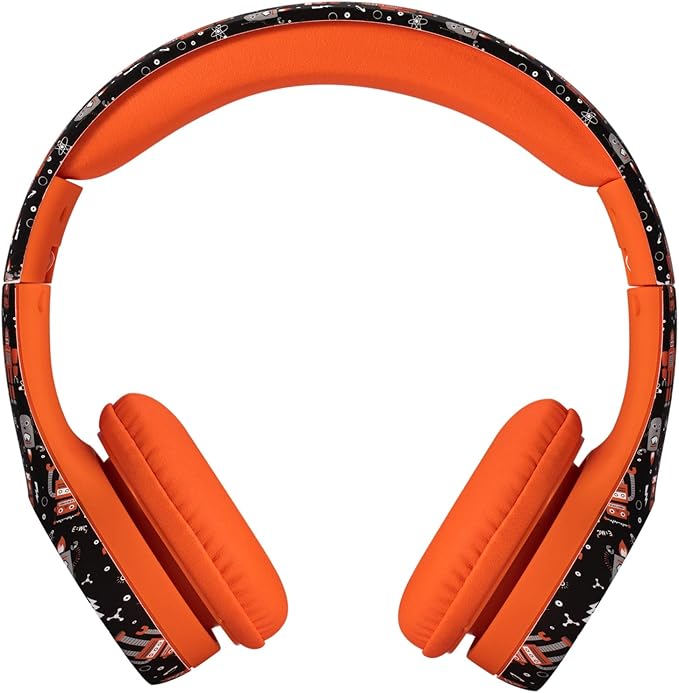 Snug Play+ Kids Headphones – Volume Limited 93dB for Safe Listening – Foldable, Durable Headphones for Toddlers, Boys & Girls – Tangle-Free Cord – Ideal for Travel, School, Tablets - Robots