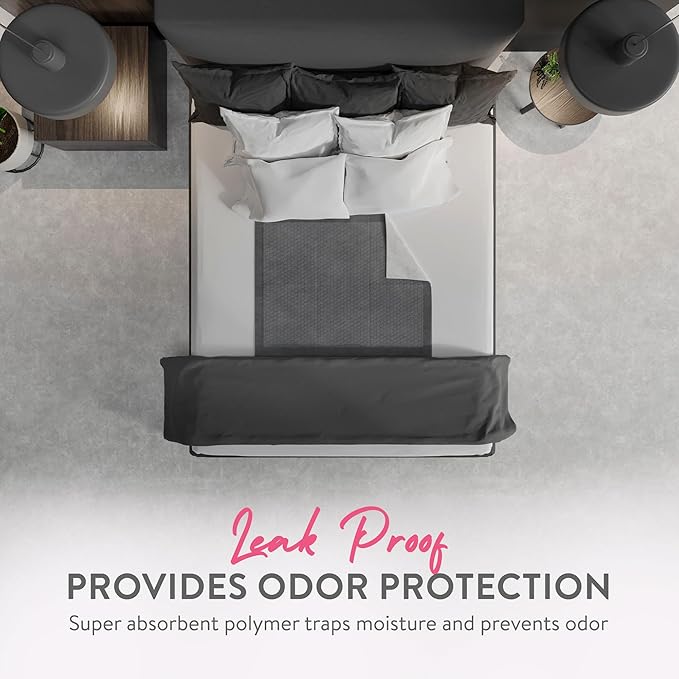 Inspire XL 36 x 36 Ultra Underpads Incontinence Bed Pads | Contemporary Modern Design | Hospital Bed Pads Disposable Adult Extra Large Chux Pads | Chucks Pads Disposable Adult | Medical Bed Linens.