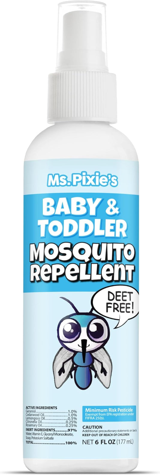 Ms. Pixie's Baby & Toddler Mosquito Repellent 6oz